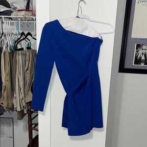Gianni Bini Royal Blue Long Sleeve Dress